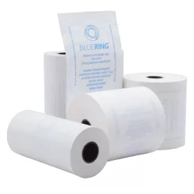   Hőpapír 57 mm széles, 9fm hosszú, cséve 12mm, 10 tekercs/csomag, ( 57/30 ) BPA mentes Bluering®