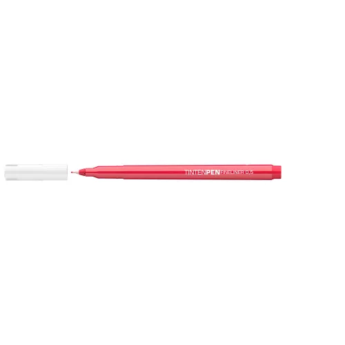 Rostirón, tűfilc vízbázisú, 0,5mm, kerek test, Tinten Pen Ico piros