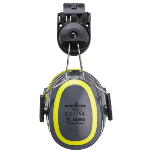 Portwest HV Extreme Ear Defenders Medium Clip-On